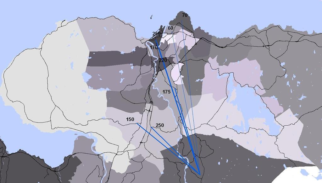 Det er 1350 arbeidstakere som bor i Klæbu og jobber i Trondheim har vært mulig å stedfeste på arbeidsbydel.