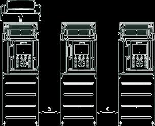 Mounting Type C: Individual IP20 a ) Single or