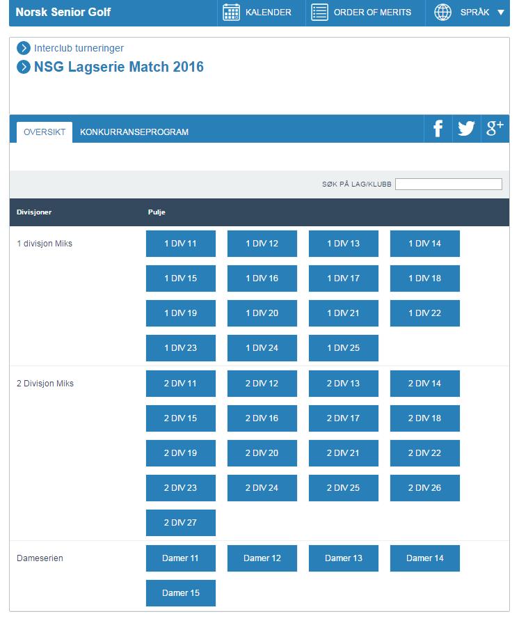 Ved hjelp av Livescoring vil du kunne følge med på kampresultater, tabeller og kampdetaljer. Du vil også kunne finne fram til kampnummer og kontaktinformasjon for laglederne.