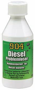 904 DIESEL PROBLEMLØSER/ KONDENSFJERNER 'Kondensfjerner'' for Diesel-motorer. Forhindrer bakterier (dieseldyr).