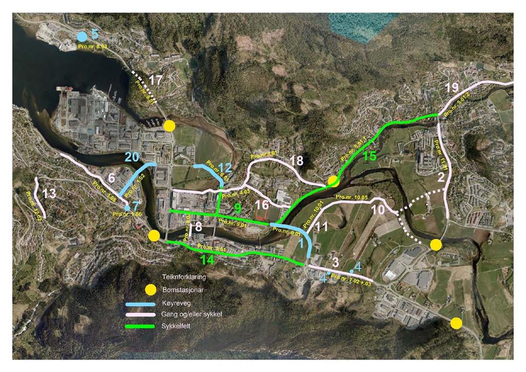 Alternativ for bru mot Vie/FFS - forprosjekt 1 Bakgrunn for forprosjektet 2 Samandrag Gang- og sykkelsamband frå Hafstadparken til Kronborgvegen/Vievegen inngår i Førdepakken og har Vi har vurdert 6