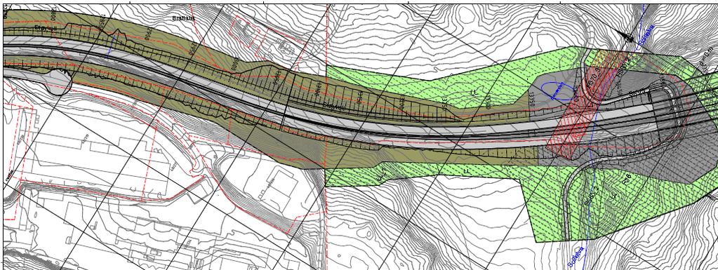 BRATTALIA- LAUVÅSEN, plankart 17 Plankart endret, ved hensynssone naturmiljø langs vassdrag