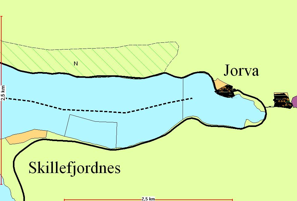 Områder avsatt i gjeldende plan Skillefjord 3 planer vedtatt Olsen