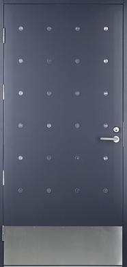 Dørene er produserte med overflate av vassavvisande HDF.