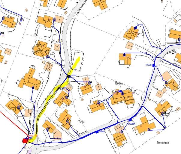 Trafikksikkerhet Den private atkomstvegen fra Humlehaugvegen er smal, lite trafikkert og har fartsgrense 15 km/t. Den sørligste biten av Humlehaugvegen har gang- og sykkelveg.