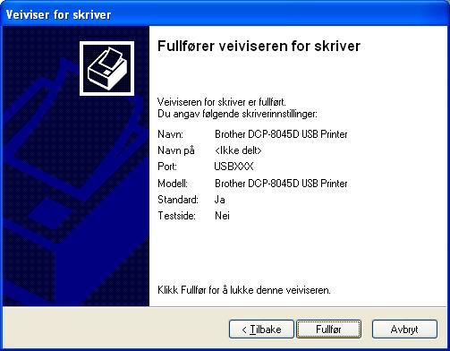 Trinn 2 For brukere av USB-grensesnittkabel (For 98/98SE/Me/2000 Professional/XP) I Merk modellen du installerer fra listen over maskiner og klikk Neste.