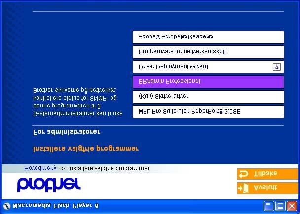 BRAdmin Professional kan også benyttes til å administrere enheter fra andre produsenter når produktene støtter SNMP (Simple Network Management Protocol).