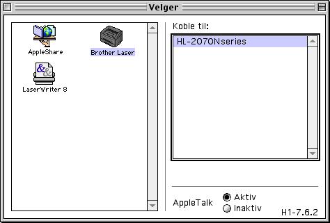 Trinn 2 Installere driveren For brukere med -grensesnittkabel For de som bruker Mac OS 9.1 til 9.