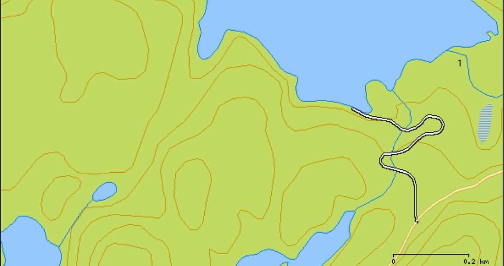 Innsjø Innsjønummer Vassdragsnummer Høgde over havet Areal innsjø, km 2 Røyvatn 9947