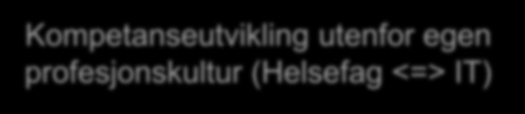 Erfaringer Erkjennelse av å måtte rigge seg annerledes enn i dag (gi slipp på gamle rutiner) Endringsledelse og