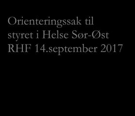 Helse Sør-Øst RHF