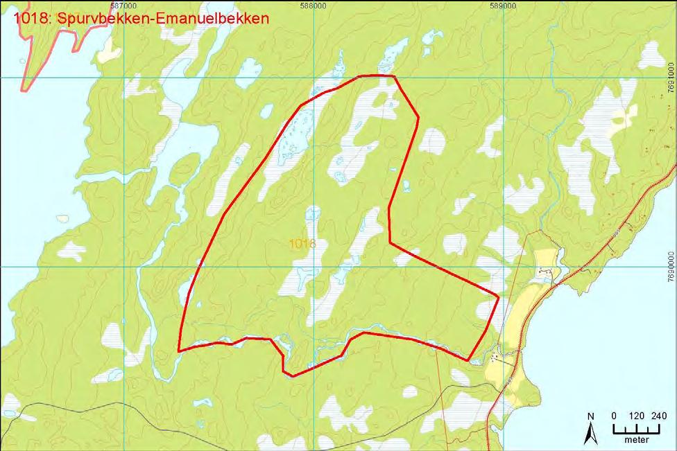 Figur 67. Avgrensning av naturtypelokaliteten.