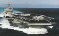 Amerikanerne: Dette er hangarskipet USS Lincoln. Det nest største skipet i USAs atlanterhavsflåte.