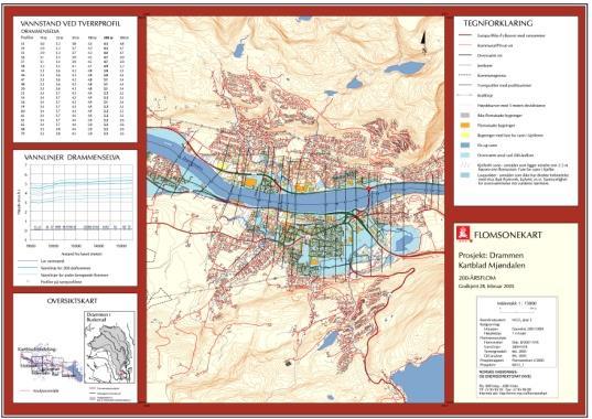 Flomfare, flomsonekart Small scale flood mapping Flood mapping