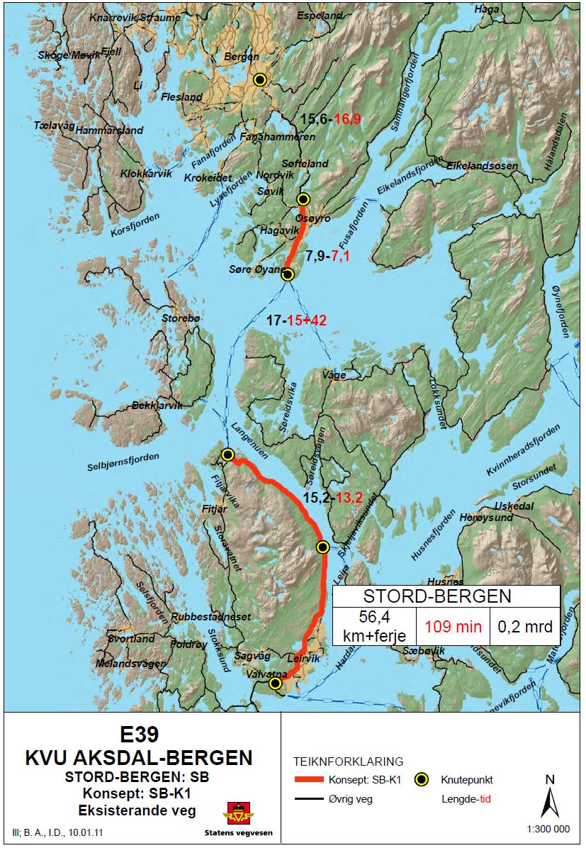 Konsept: Stord - Bergen: SB-K1