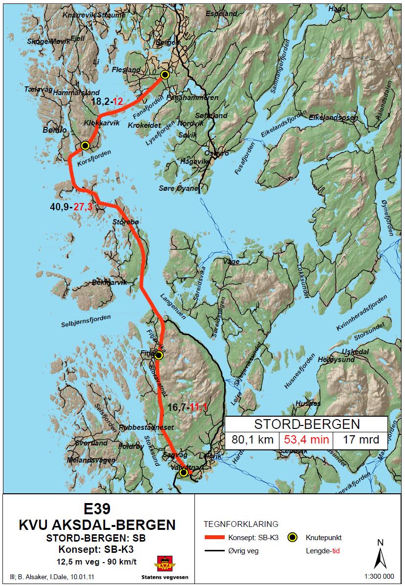 Konsept: Stord - Bergen: SB-K3