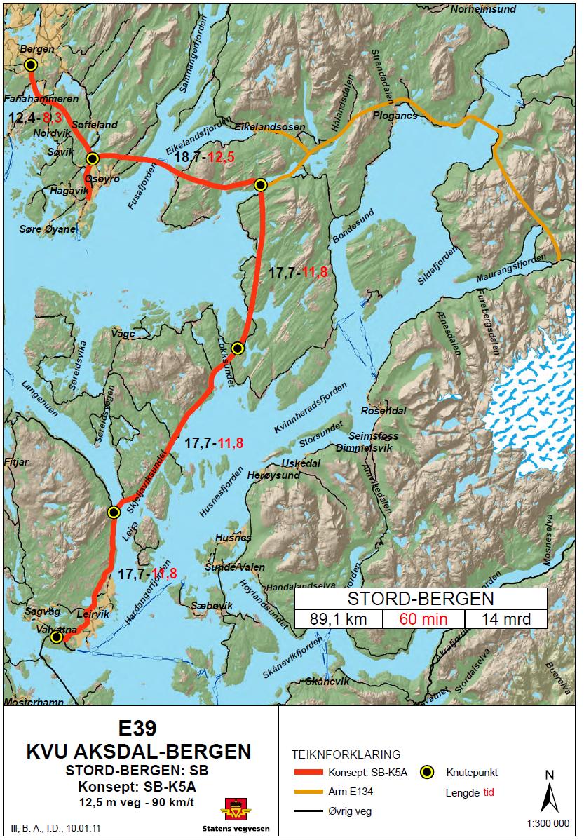 Konsept: Stord - Bergen: SB-K5A