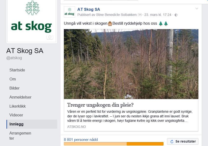 kontakt med Skogeiere om aktivitet