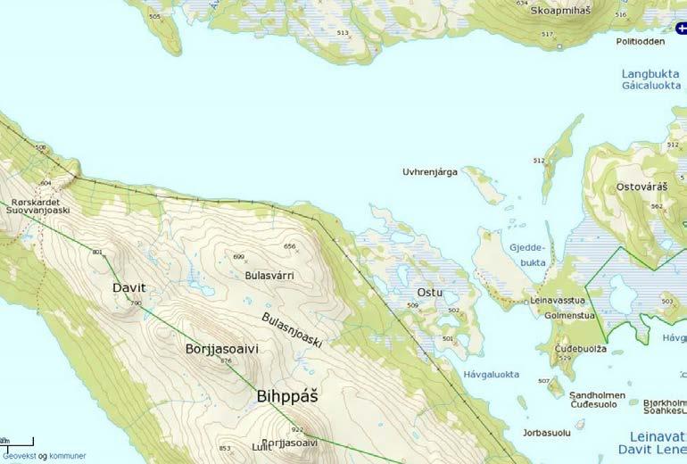 Fiskereguleringer i Altevatn, Ousto og utløpet av Leinavatn -