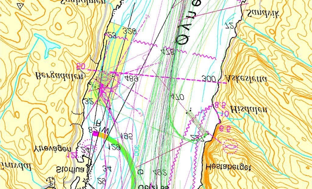 3.4 Bergadalen 3.4.1 Lokasjonsbeskrivelse Oppdrettsanlegget Bergadalen er illustrert i sjøkart på Figur 3.8 nedenfor.