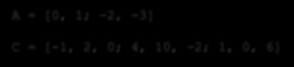 x = 3; y = 2*x + 4;