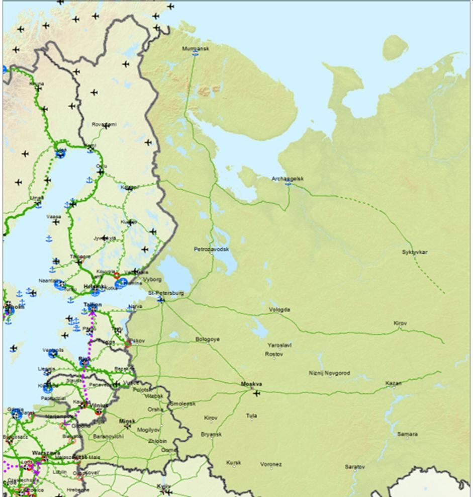 TEN-T EXTENSION TO THE EAST Northern