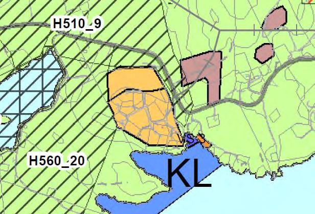 5. Planstatus og overordna lovverk 5.1. Planstatus Halvparten av området (19 daa) er i gjeldande arealdel til kommuneplanen satt av til mineralutvinning. Den andre halvparten har planformål LNF.