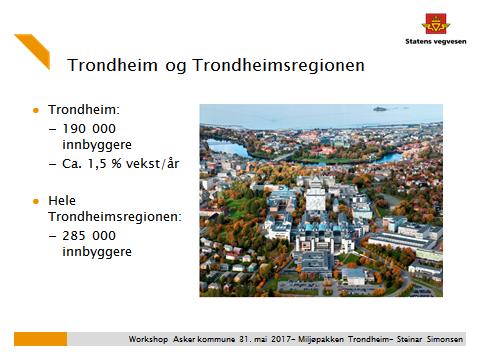 6.6 Presentasjon: Erfaringer fra Trondheim, ved Steinar Simonsen Miljøpakken 2009-2024.