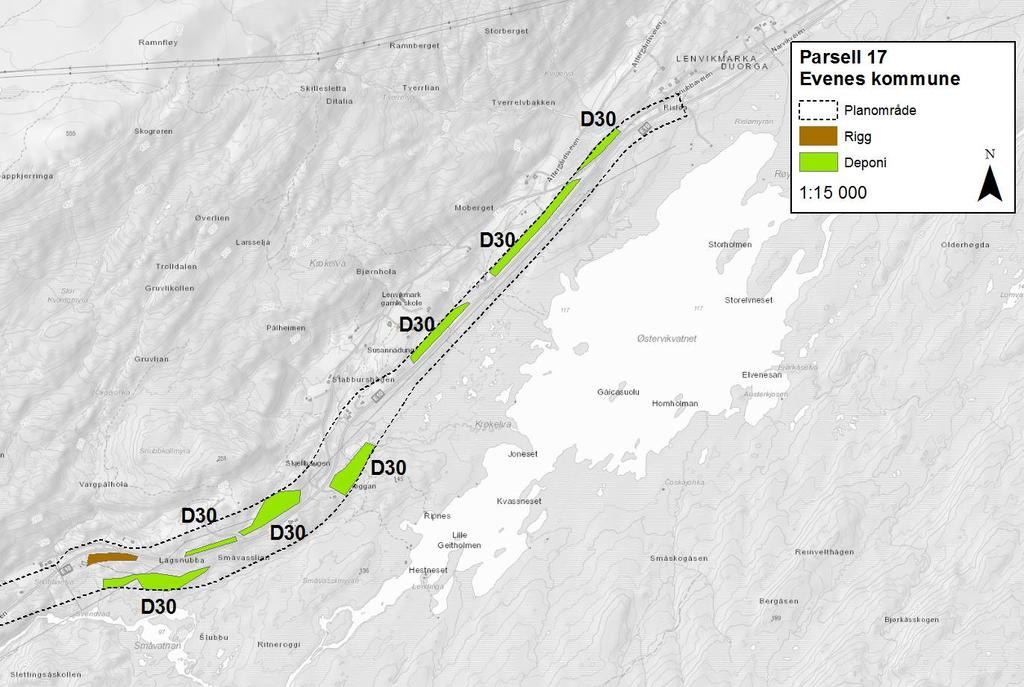 Utbygd Hålogalandsveg med 2015-trafikk Utbygd