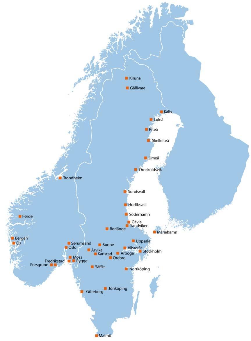 Goodtech - nøkkelinformasjon 1 400 medarbeidere og omsetter for ca NOK 2 milliarder Sterk lokal