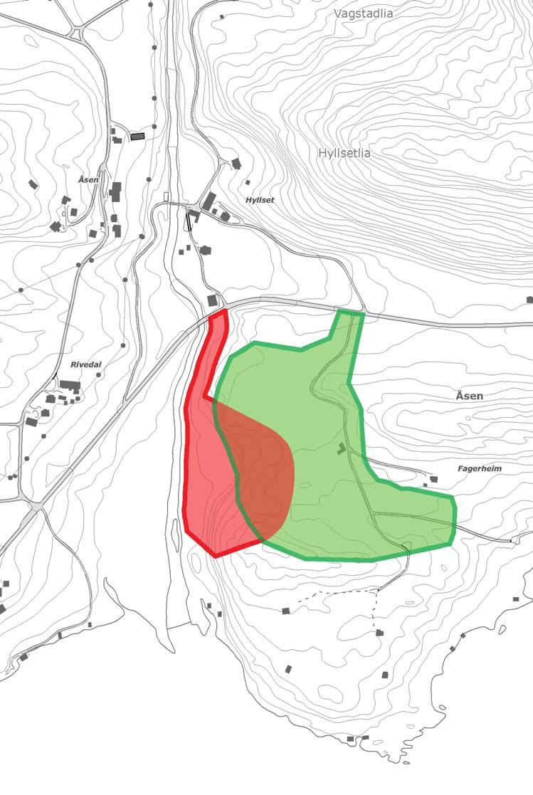 Statens vegvesen Reguleringsplan for deponiområde i Rivedal 1. Grunnlag for planarbeidet Planområdet Planområdet ligg aust for Rivedalselva. Området er delvis dyrka og delvis beite/skog.