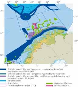 RAPPORT FRA faglig forum 2010 37 Barentshavet. Snøhvit er et gassfelt, med kondensat og underliggende oljesone.