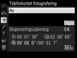 A Beregning av lengden på den endelige filmen Totalt antall bilder i den endelige filmen kan anslås ved å dividere opptakstiden med intervallet og avrunde oppover.