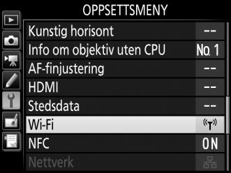 Få tilgang til kameraet Før du kobler til via Wi-Fi (trådløst lokalt nettverk), må du installere Wireless Mobile Utility på din kompatible Android-