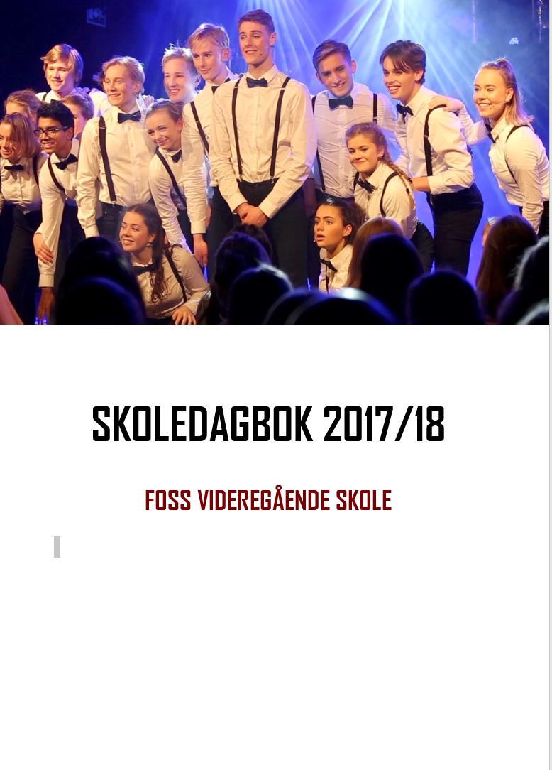 Skoledagboka 17/18 Ukekalender med viktig informasjon for