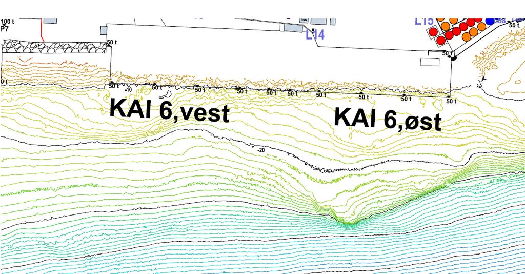 Bunnkoter kai 6 øst og vest (Målt 2013) Tilgjengelige produkter kai 6 øst og vest: Lokasjon Vestbase Averøy Produkt 2 3 4 5 6 V 6 Ø 7 7 Ø 8 9 20 21 Vann Y Y Y Y Y Y Y Y Y Y Gassolje Y Y Y Y Y Y