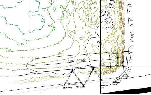 10.11 Oversikt informasjoner 20 Vestbase Averøy (Ro-ro kai) Generelle opplysninger kai 20 Vestbase Averøy: Dybde v/llv : 7,5m Lengde kai : 20 m (72,0m) Ductalb : 2 stk Høyde kai : K+1,60 Kapasitet