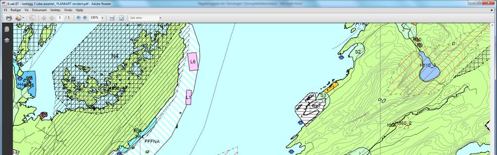 Kart over området hvor reguleringsplanen Tørrisenget 2 er og allerede utbygget felt Tørrisenget hyttegrend. Reguleringsplanområde i arealplanen.