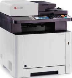 MULTIFUNKSJON KYOCERA ECOSYS M5526CDW Toppmodellen i den nye ECOSYS-serien. 4 i 1, kopi, print, skann og faks som standard,med nettverkskort og direkte wifi.