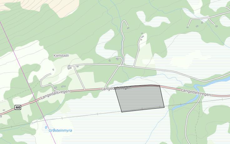 8.3.2 Tilhøvet til reguleringsplan for massedeponi til Statens vegvesen I samband utbygging av Ljøtunnelen på Fv. 60, og med planar om utbedring av Fv.
