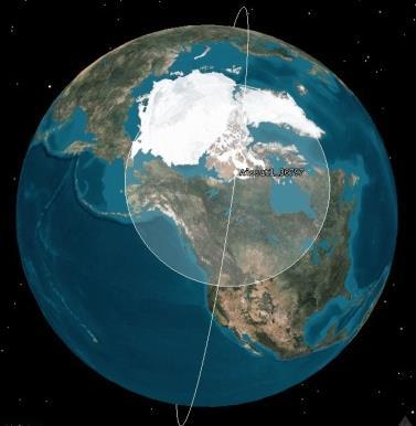 området som dukker oftest opp. I alle tilfellene med avvik over Nord-Amerika, mottar satellitten flere meldinger på kanal 2 enn på kanal 1. Dette gjelder både for AISSat-1 og AISSat-2.