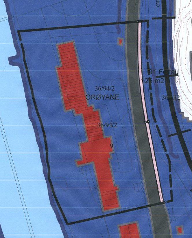 Utsnitt av flaumsonekart som syner planområdet. Hendelse Naturrisiko Flaum i vassdrag Årsak Konsekvens Sannsynlegheitsgrad Konsekvensgrad Moglege tiltak Erosjon som følgje av flaum Materielle skadar.