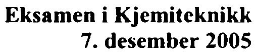 Høgsklen i Osl Avd. fr ingeniørutdanning Eksamen i Kemiteknikk Oppgave 1 (15 /.) I en næringsrniddelbedrift skal en væskeblanding pumpes fra en lagertank til en brukstank.