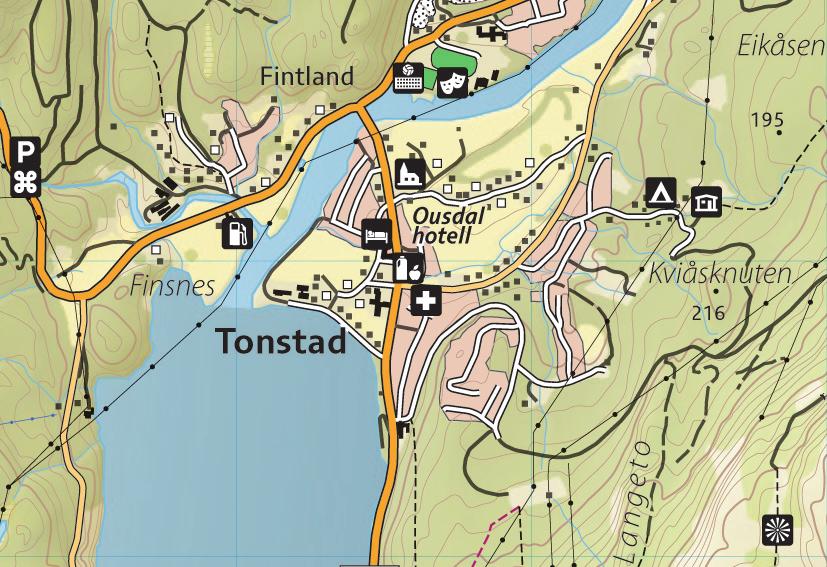 Cisalpin Roman Cisalpin er det eneste fonten som er spesielt designet med henblikk på å brukes i kart og er godt leselig i alle størrelser.