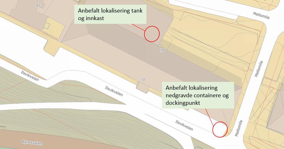 Side 16 Renovasjonskjøretøy vil blokkere for biltrafikk i den private delen av Ilsvikveien i kortere perioder under henting av avfall, men vil ikke ha innvirkning på bussframkommelighet eller øvrig