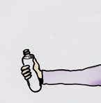 Sterke armer ØVELSE 11: Overarm Hold plastflasker fylt med vann eller sand i begge hendene. La armene henge rett ned. Bøy opp i albuene så langt du kan, før du senker ned igjen og gjentar.