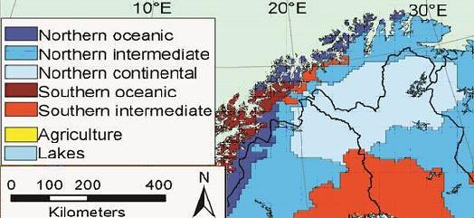 5. TROMSREINDRIFTA OG KLIMAUTFORDRINGENE 5.1. Generelt Denne rapporten behandler Troms som eksempelområde. For å forstå klimautfordringene for Tromsreindrifta må vi starte med naturgeografien.