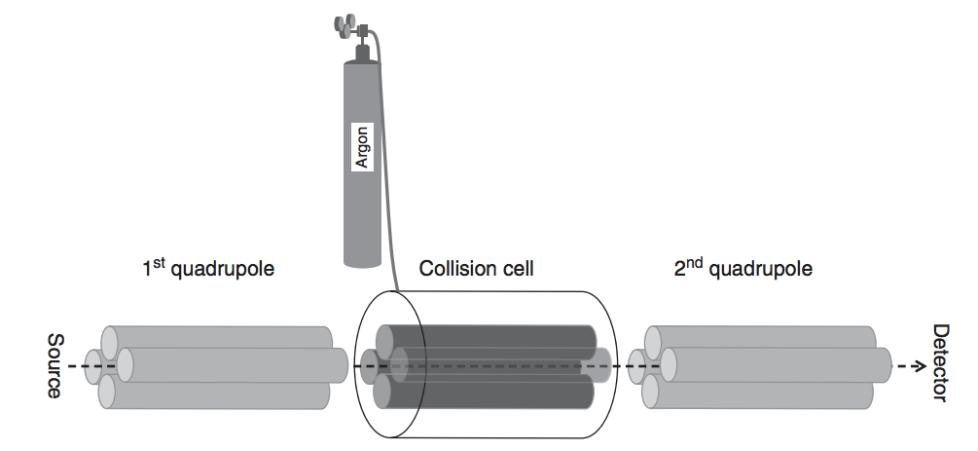 Figur 6: Kvadrupolanalysator. Hentet fra [46].