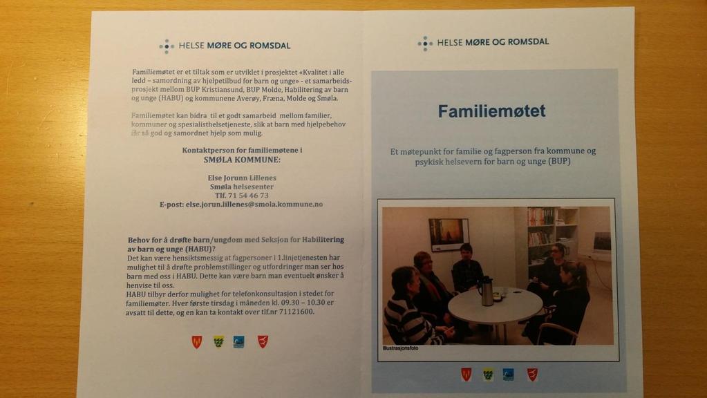Familiemøtet en del av forløpet «Samordning av hjelpetilbud for barn og unge» Inspirert av Indre