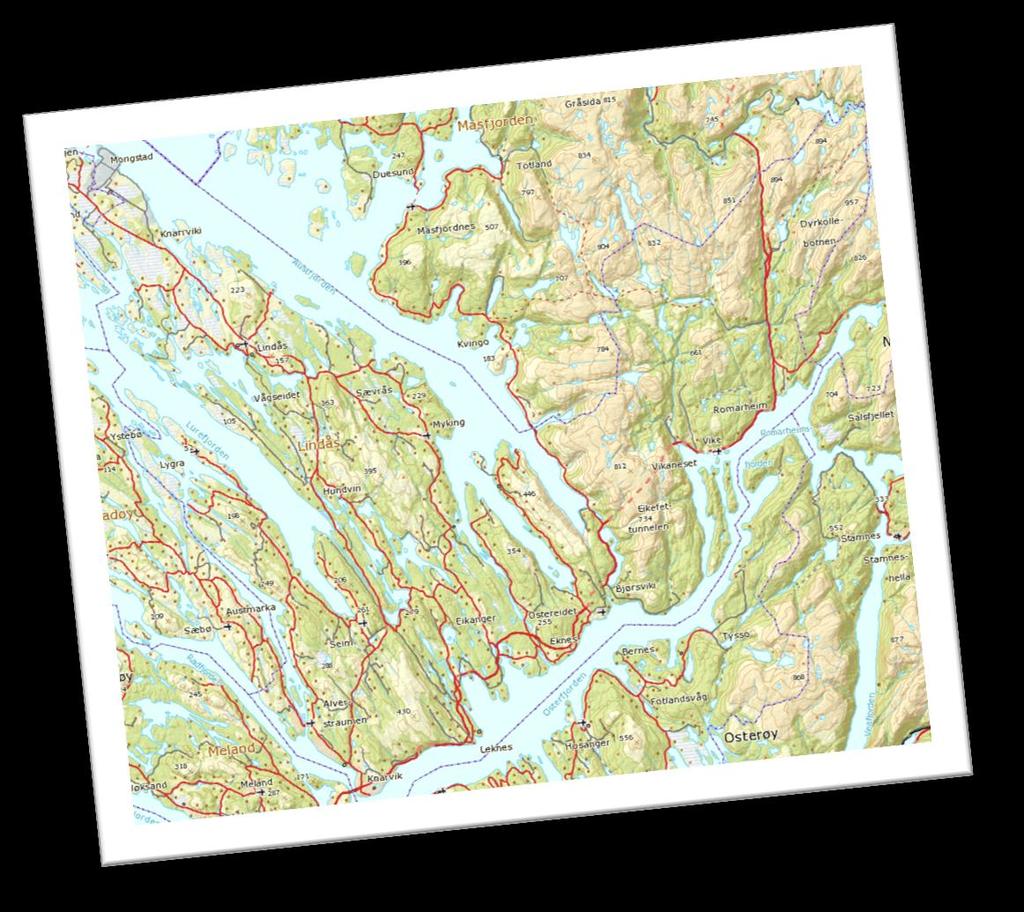 2 KOMMUNEN Lindås kommune ligg i Hordaland fylke og har eit innbyggartal på 14 516 (SSB pr. 01.01.2011). Lindås er den største kommunen i folketal i Nordhordland.